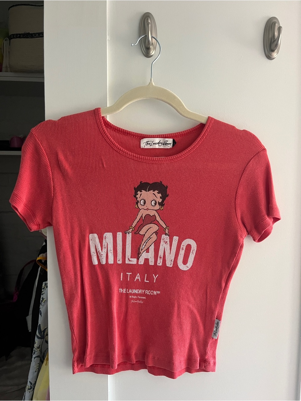 The Laundry Room Milano Betty Boop Graphic Tee — Red